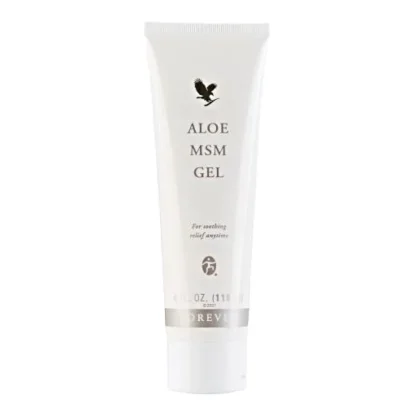 Aloe MSM Gel er en duftfri massagegel med beroligende, styrkende og hudplejende egenskaber.
