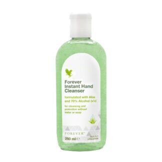 Forever Instant Hand Cleanser er en håndgel som rengører effektivt uden brug af vand er nødvendig.