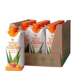 Forever Aloe Peaches mini i pakke med 12 stk