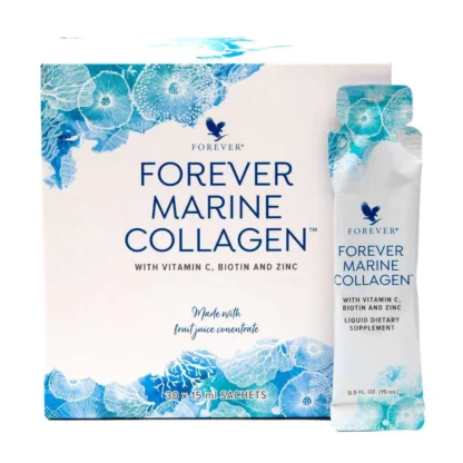 Forever Marine Collagen er et sksklusivt kollagen kosttilskud der plejer huden indefra.