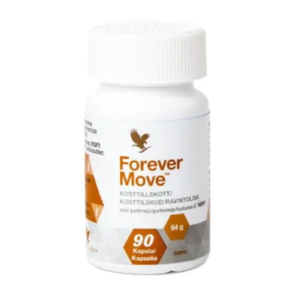 Forever Move er et innovativt kosttilskud med NEM®-æggeskalsmembran og BioCurc™-gurkemejeekstrakt, udviklet specielt til dig med en aktiv livsstil.