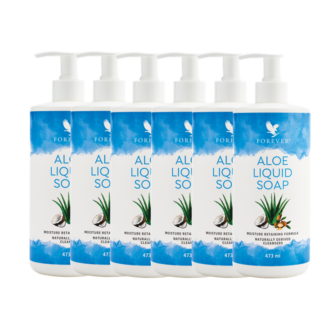 6 x Aloe Liquid Soap