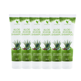 6 stk Aloe-Jojoba Shampoo