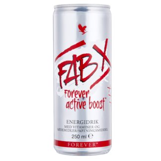 FAB X Forever Active Boost. Sukkerfri energidrik.