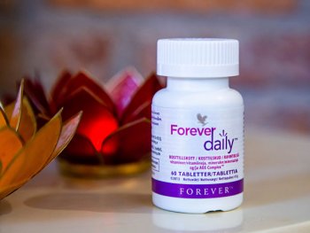 Forever Daily, kosttilskud med 12 vitaminer og 8 mineraler.